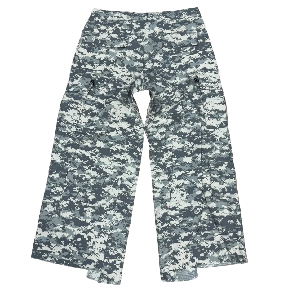 Wide Leg Camo Trousers