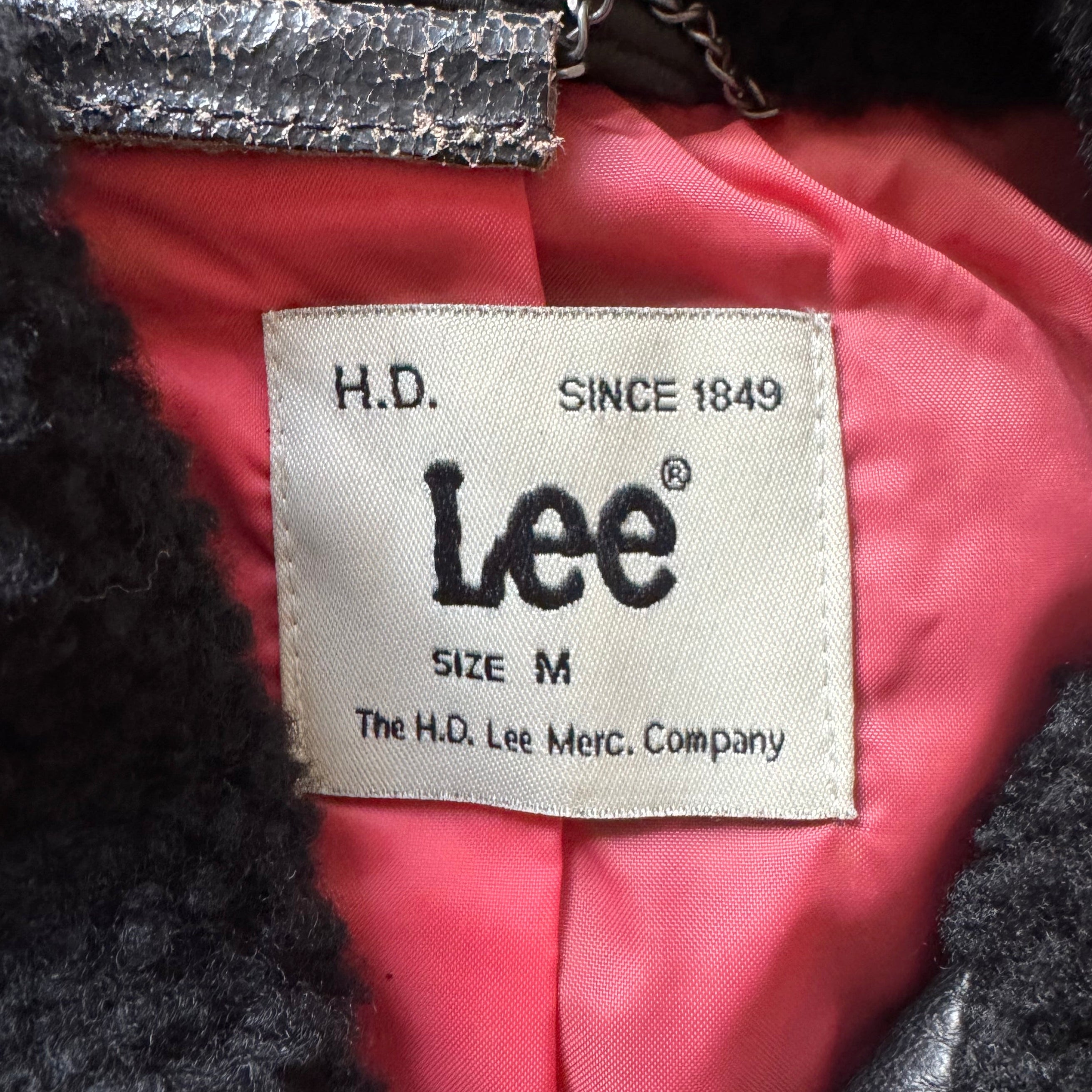 Sample Lee Leather Fur Jacket