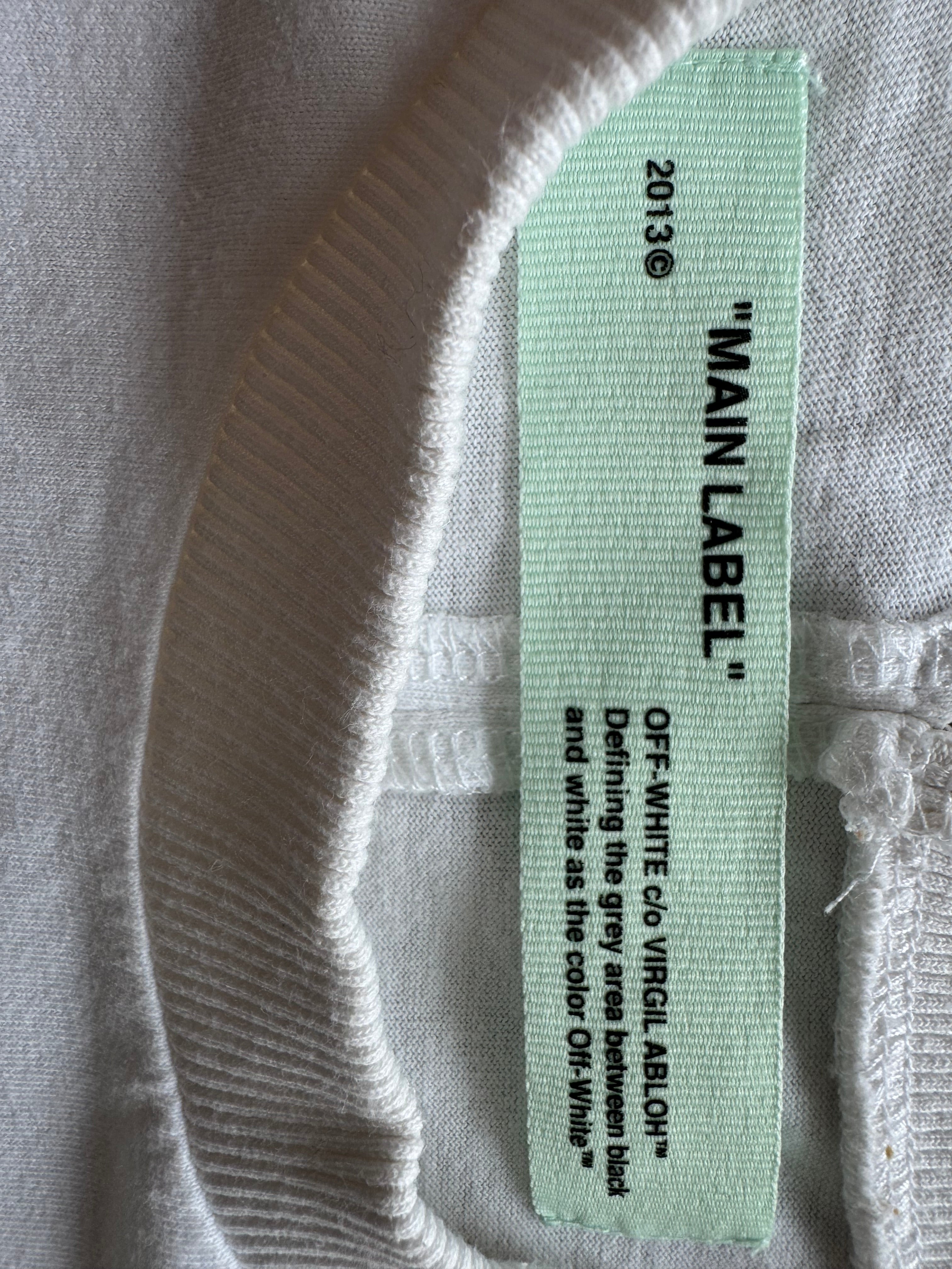 Off white Asymmetric Tee