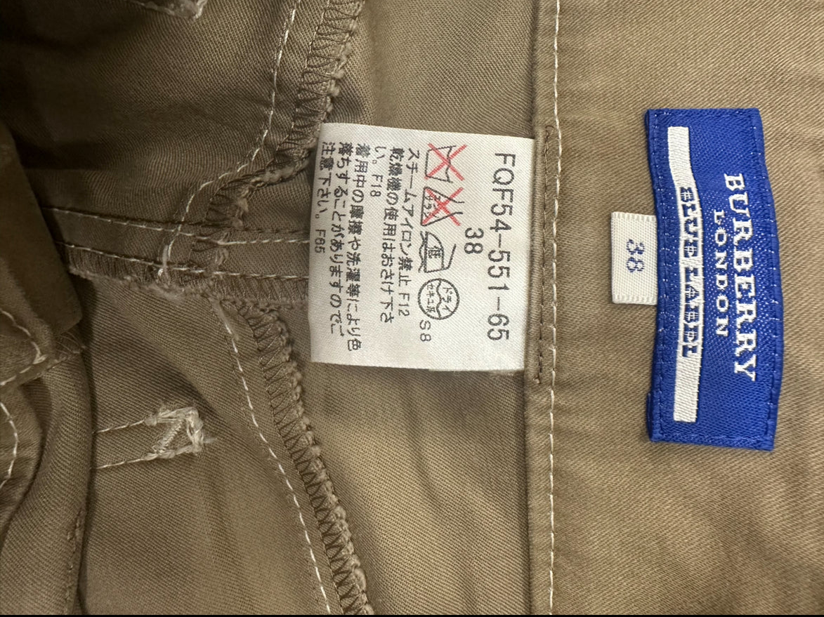 Burberry Blue Label contrast stitch jeans