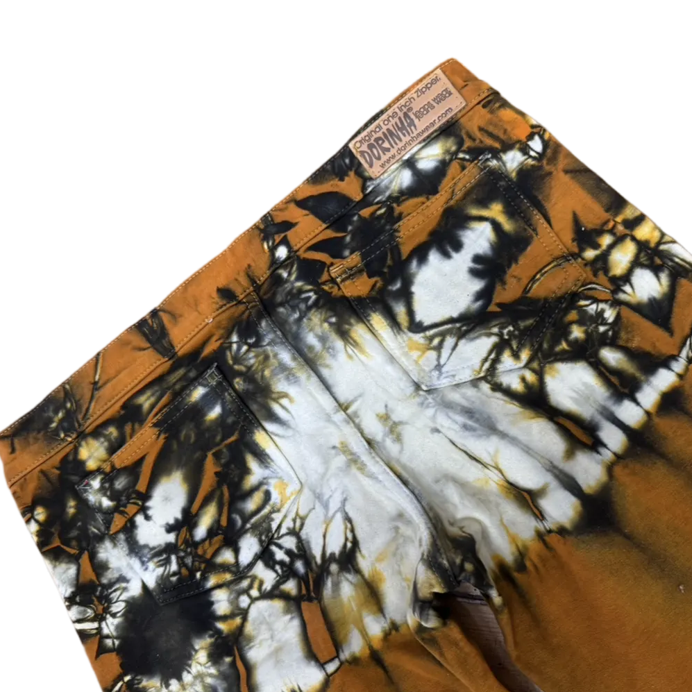 Dorinha Acid Tie Dye Low Waisted Jeans