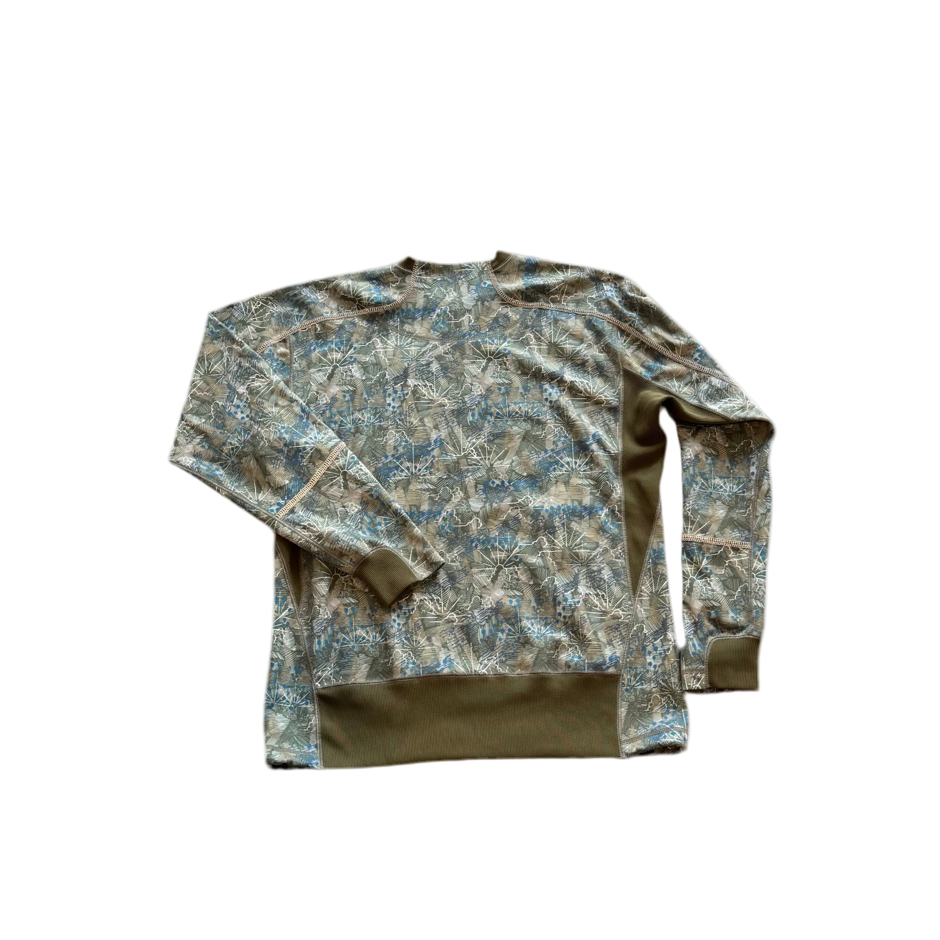 And Wander camo sweater