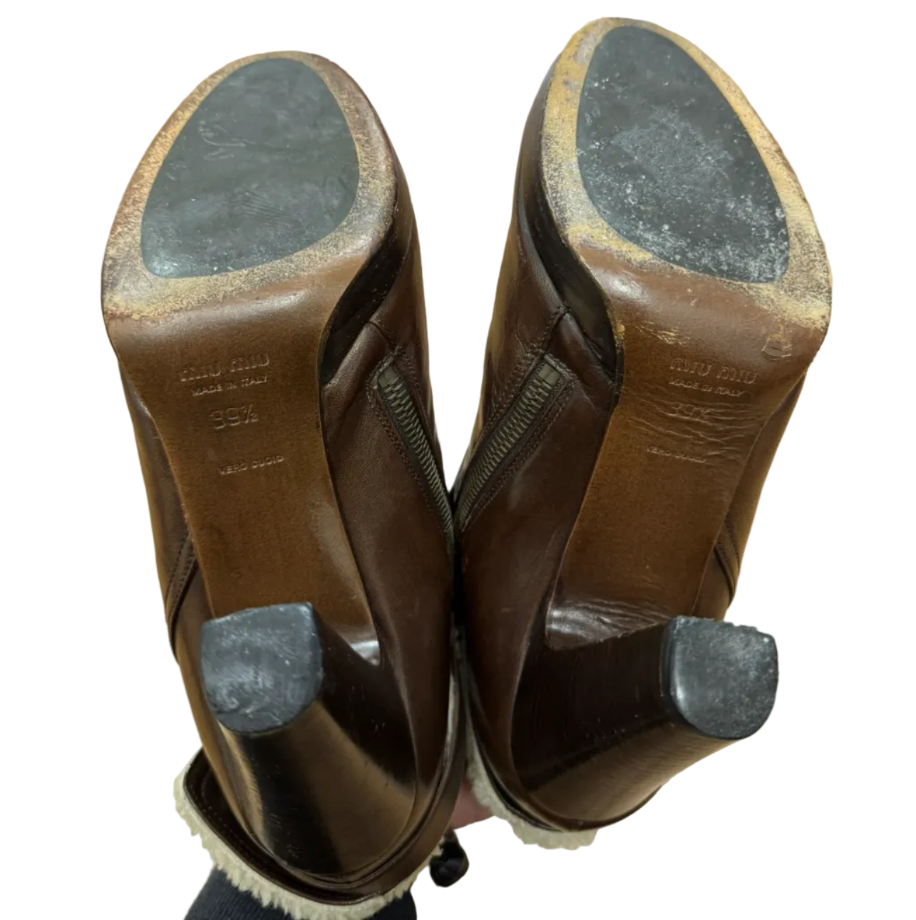 Vintage MiuMiu leather boots