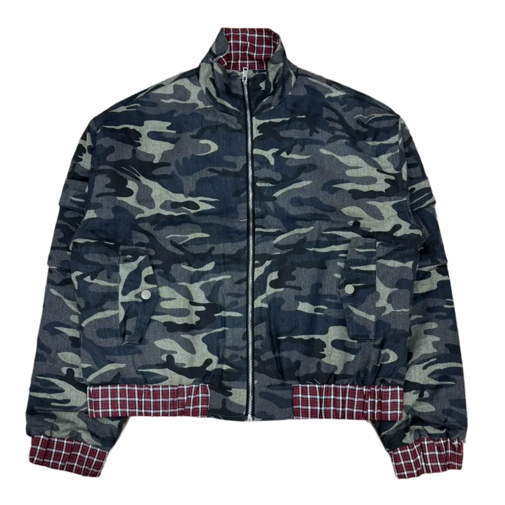 Camo Plaid Jacket