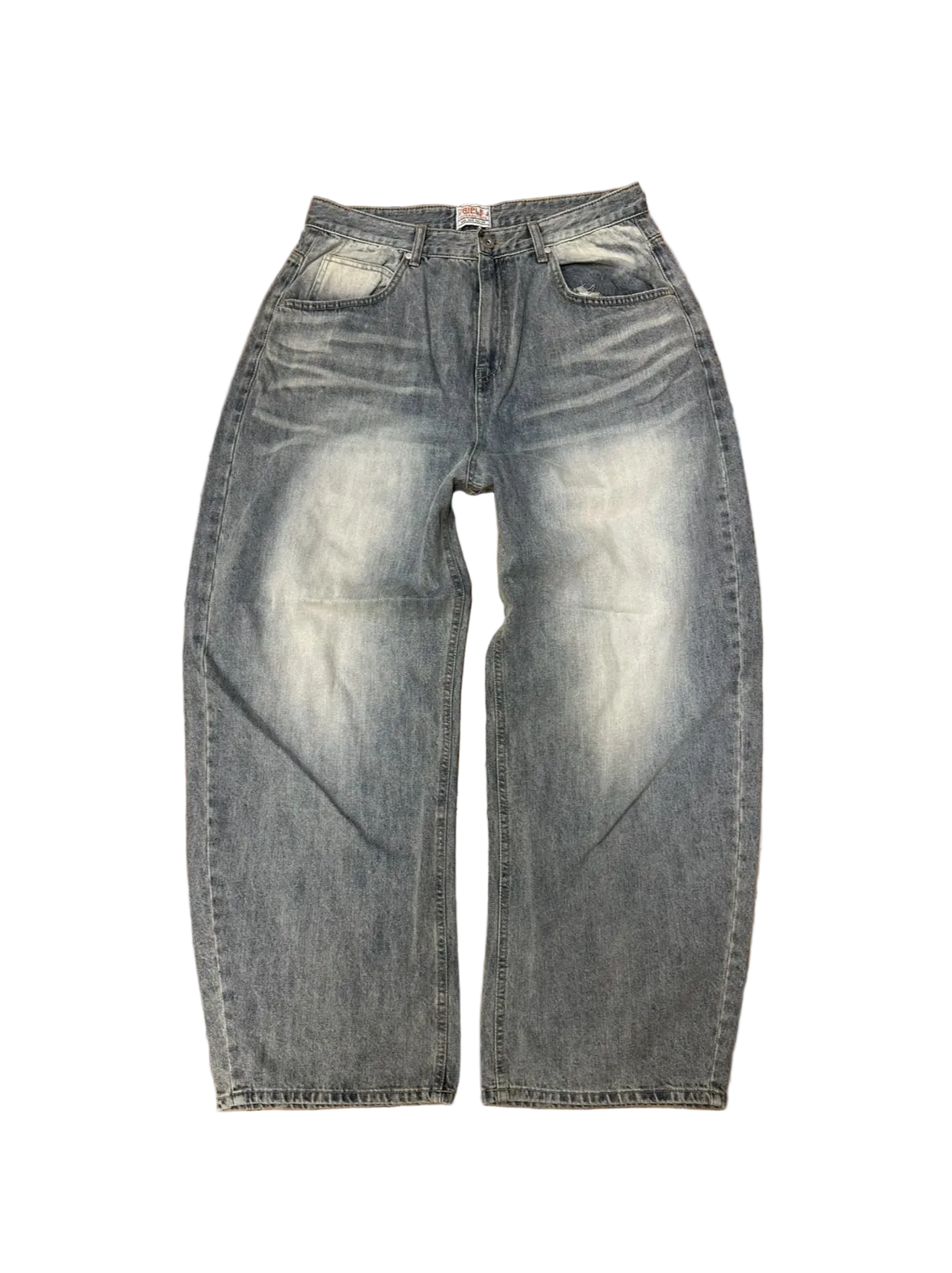 Washed Baggy denim jeans