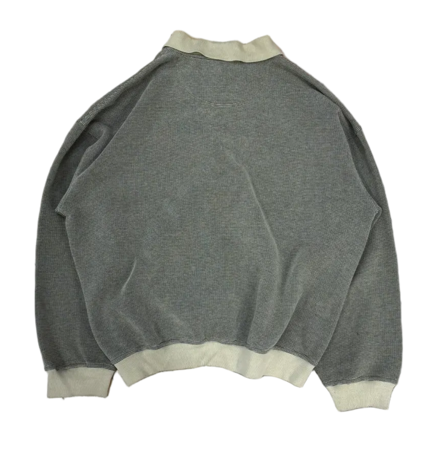 Vintage Knitted Polo Sweater