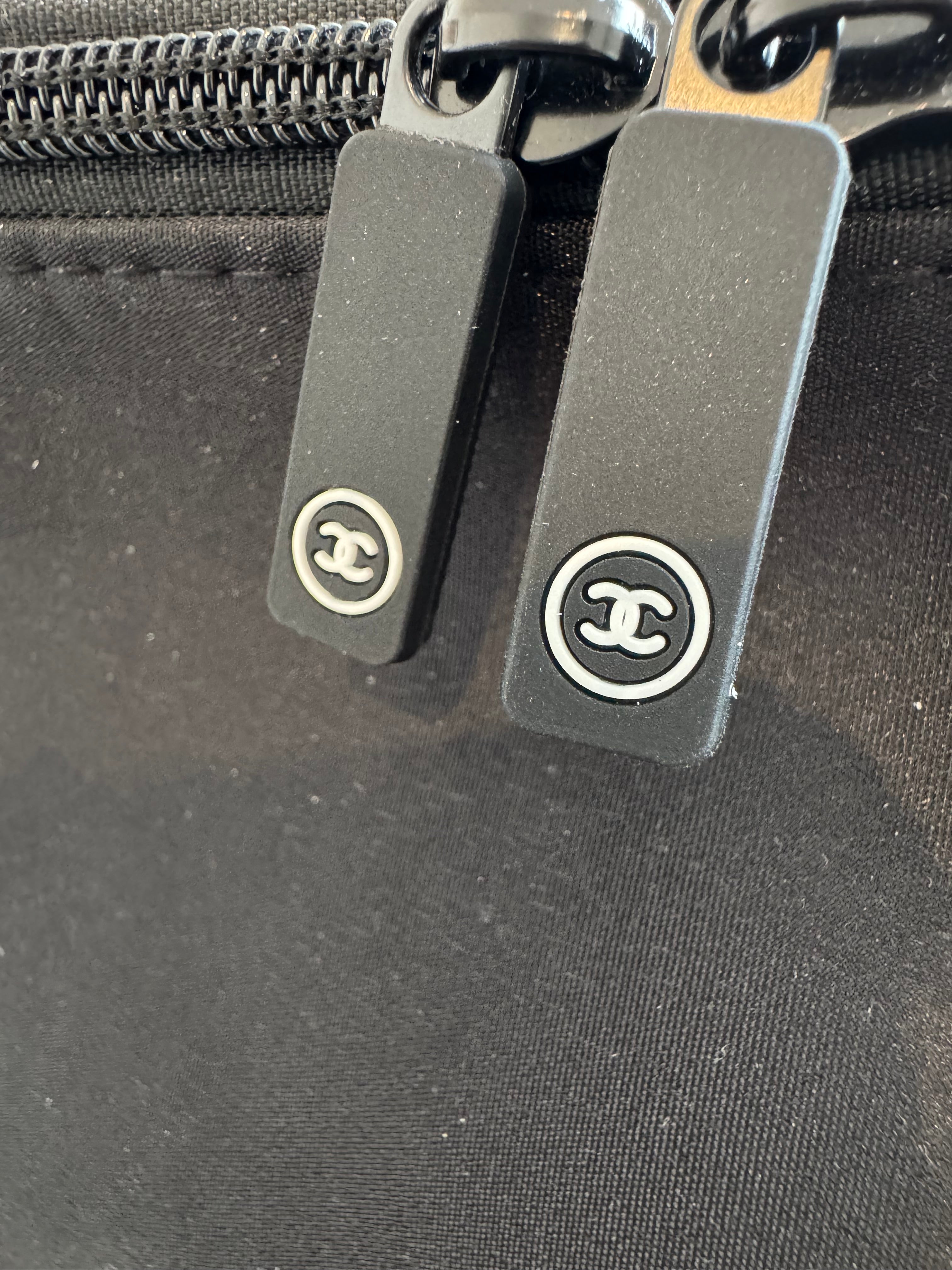 Chanel nylon travel bag