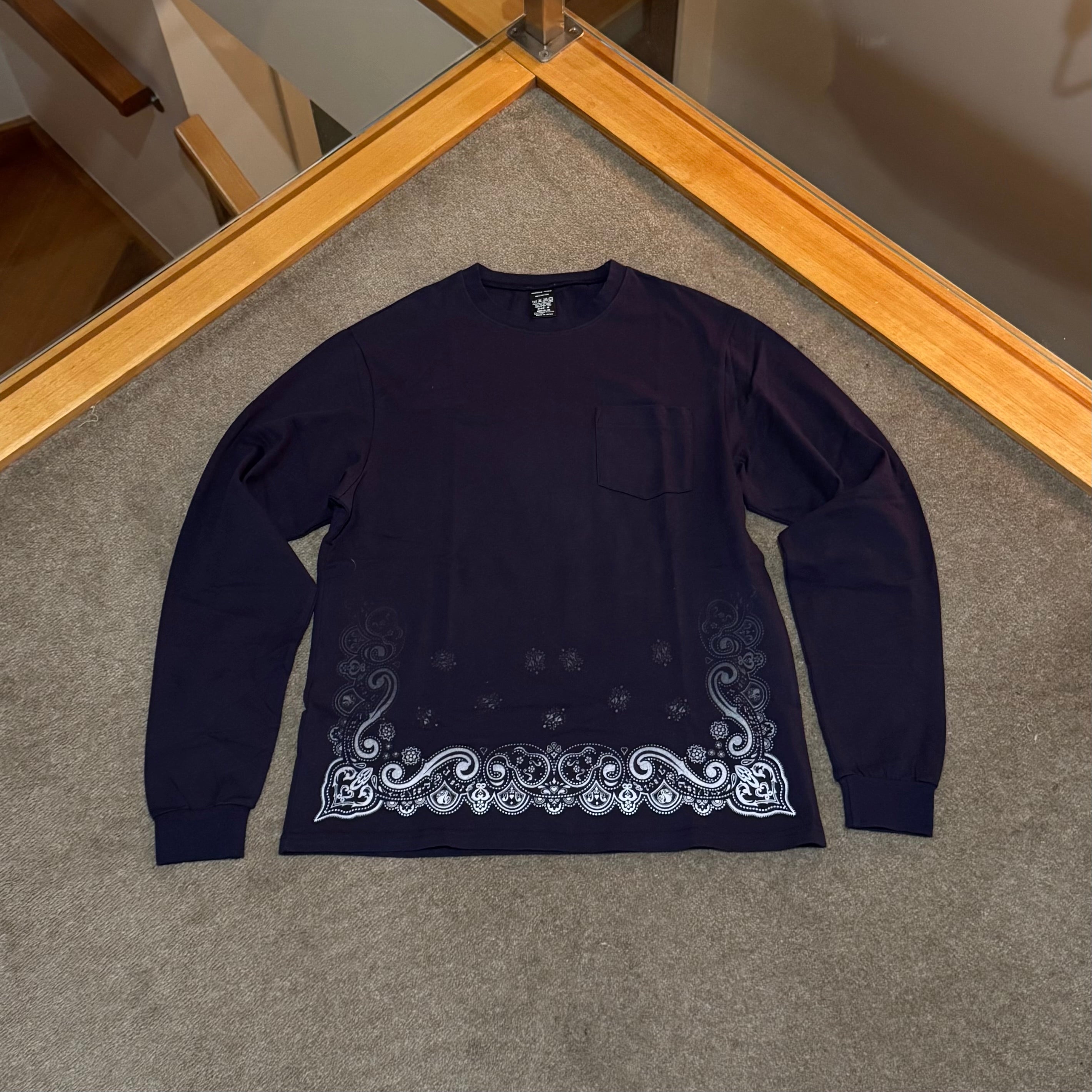 Number (N)ine long sleeve chestnut top