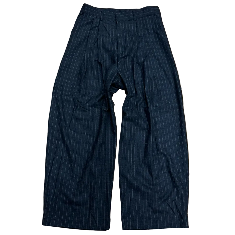 Wide Leg Wool Dress Pants