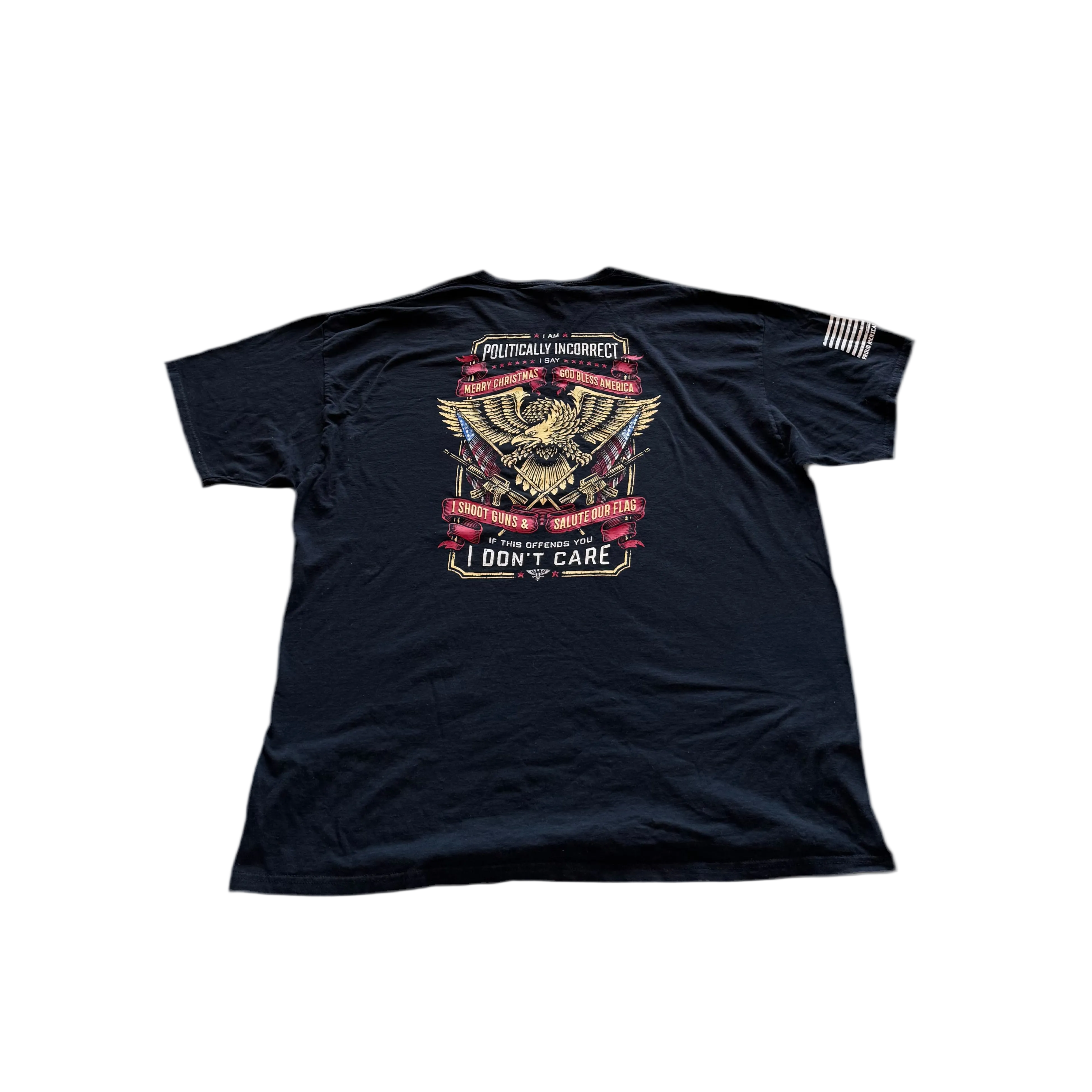 ‘Politically Incorrect’ black tee