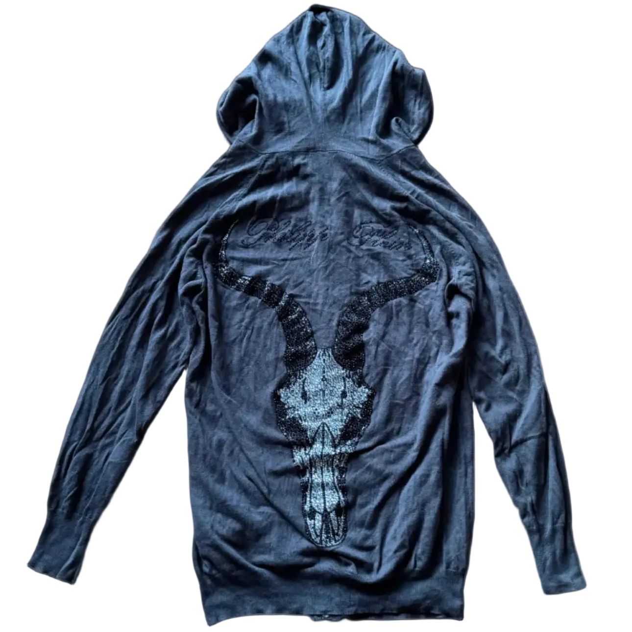 Philipp Plein Rhinestone Zip Up