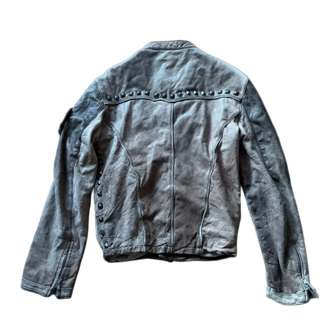 Vintage B’2nd Asymmetrical Leather Jacket