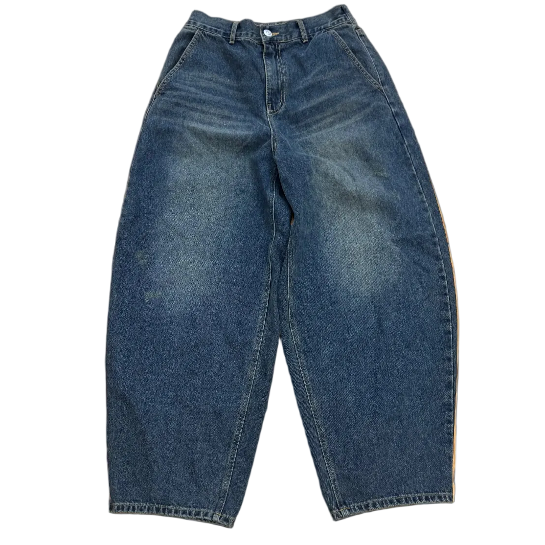 Wide Leg Baggy Denim Jeans