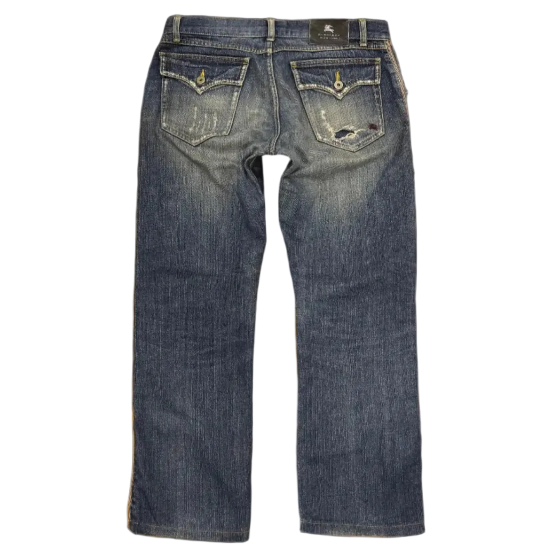 Burberry Black Label Distressed Denim Jeans