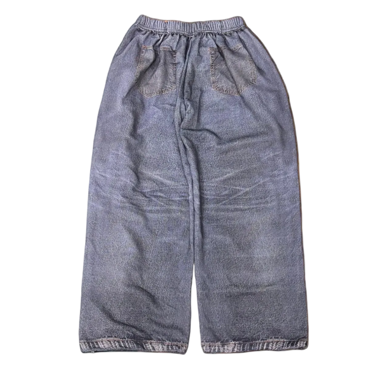 Trompe L’oeil Denim Sweatpants