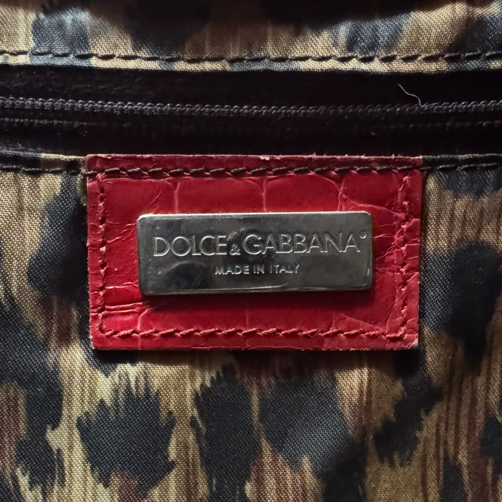 Dolce&Gabbana Crocodile Skin Handbag