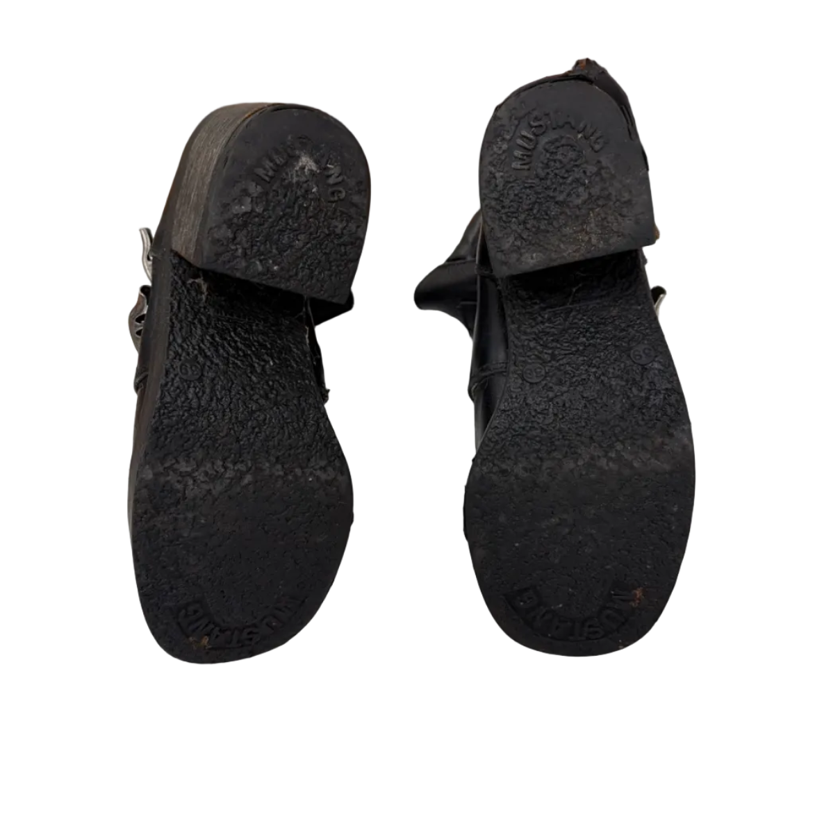Vintage Mustang Clasp Heel Boots