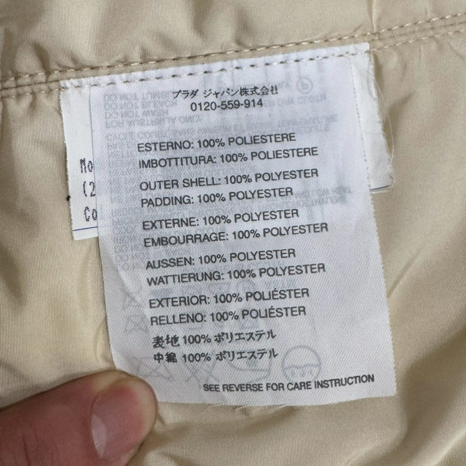 Vintage Prada Goretex white jacket