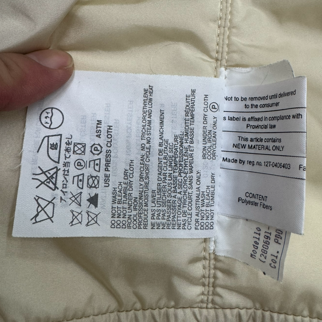 Vintage Prada Goretex white jacket