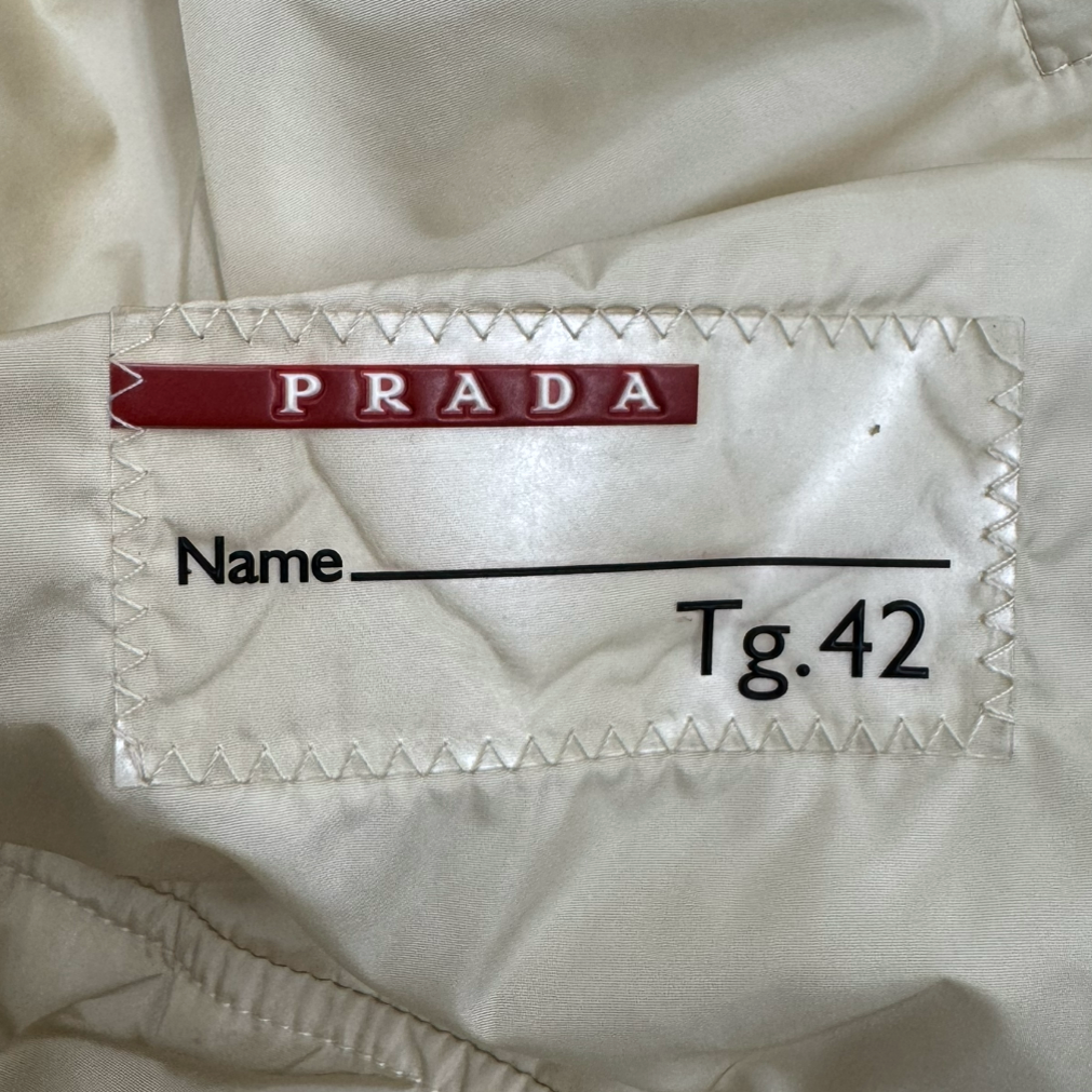 Vintage Prada Goretex white jacket