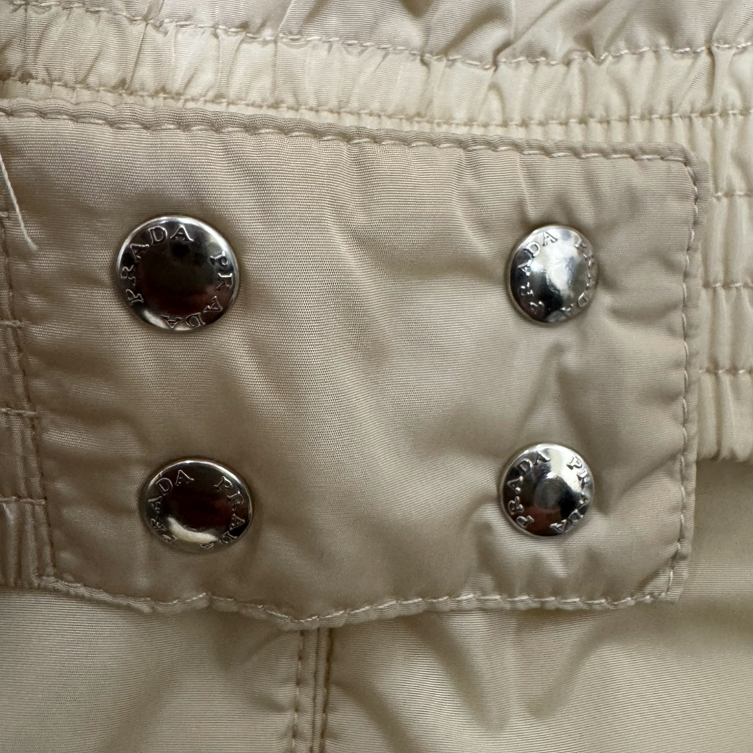 Vintage Prada Goretex white jacket