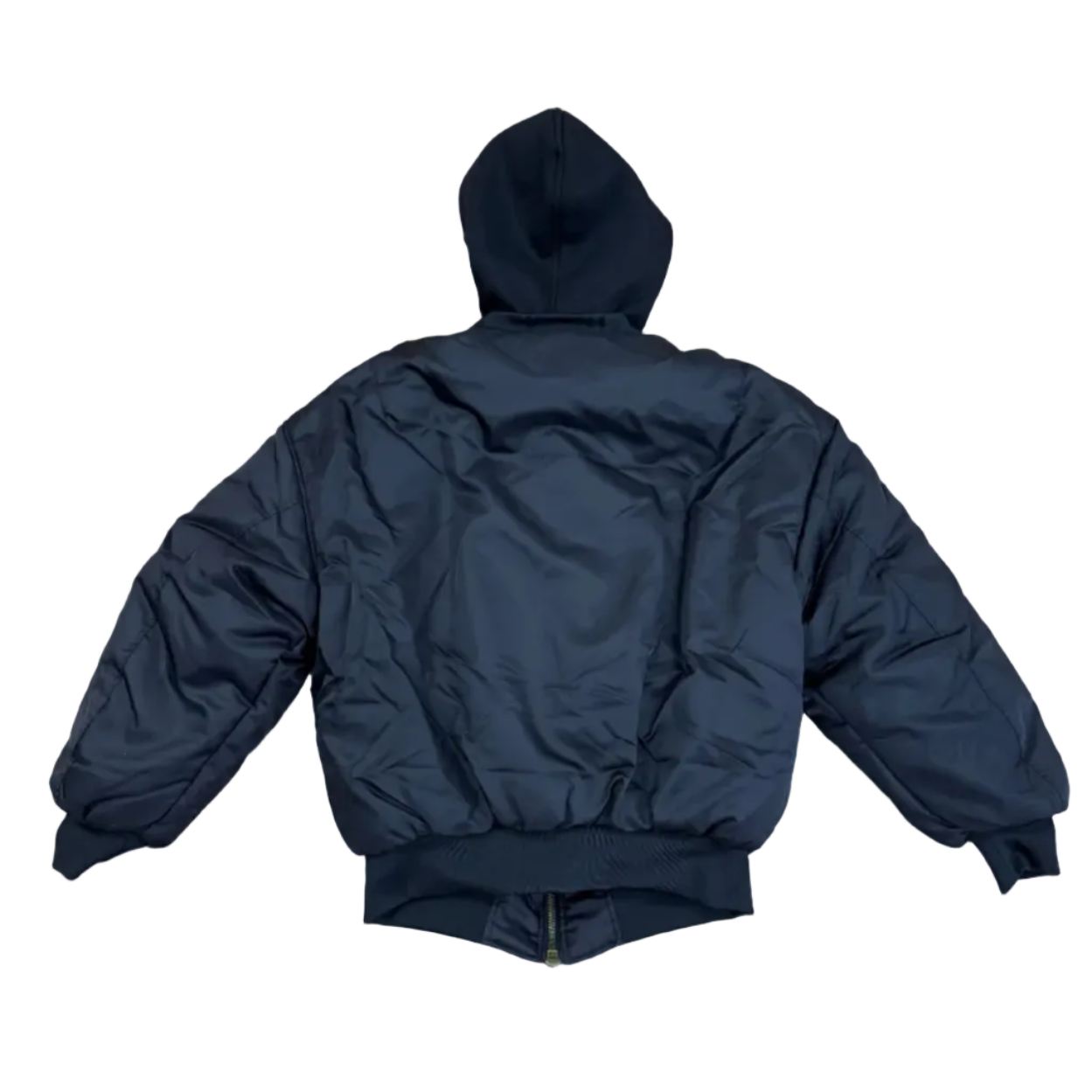 Hooded Bomber Nylon Jacket