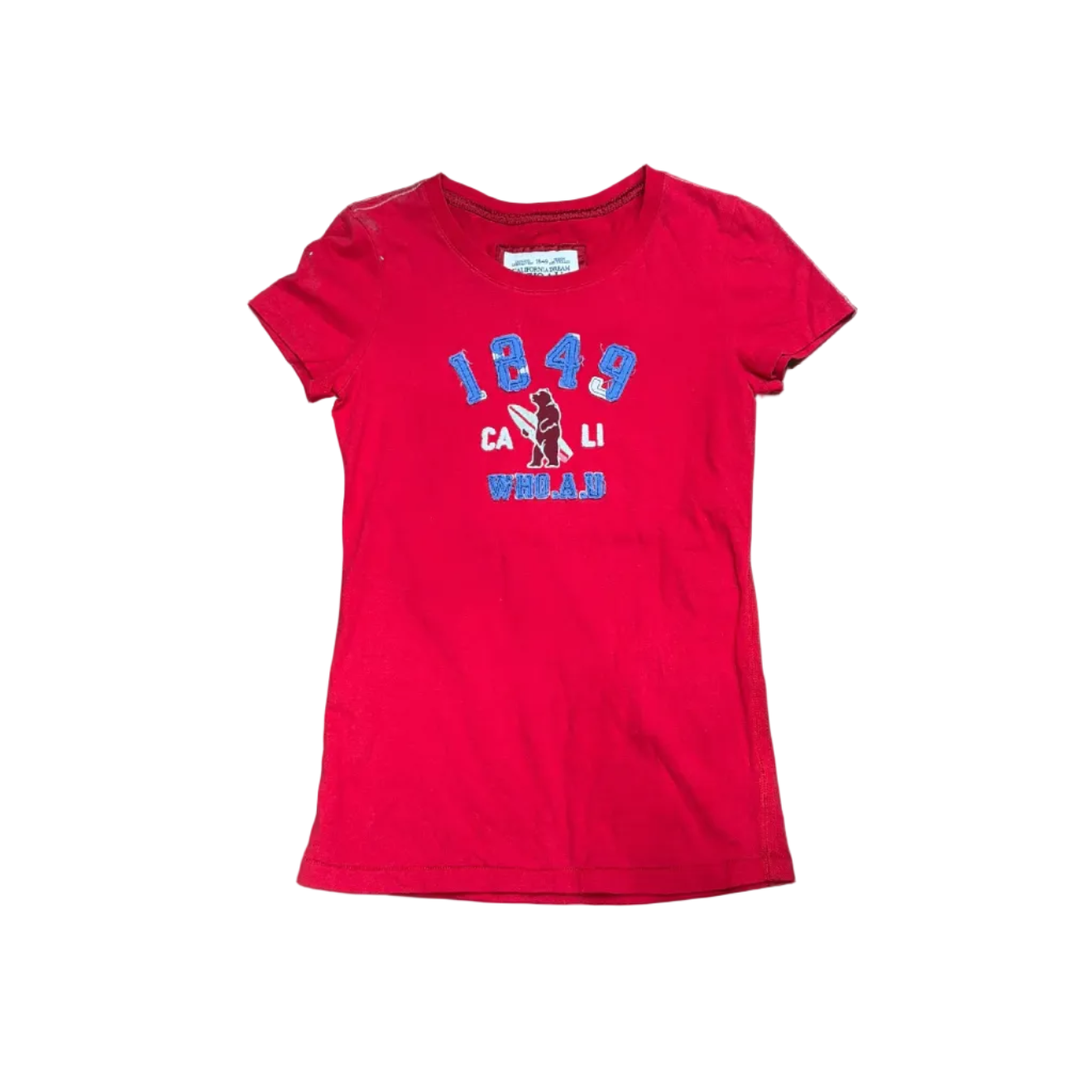 Vintage red cali dream tee