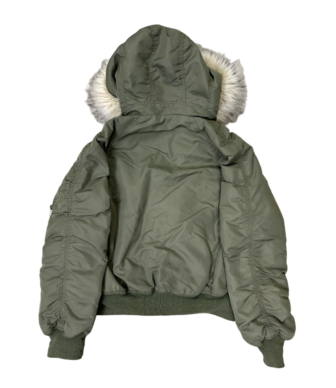 Fur Hood Bomber Jacket