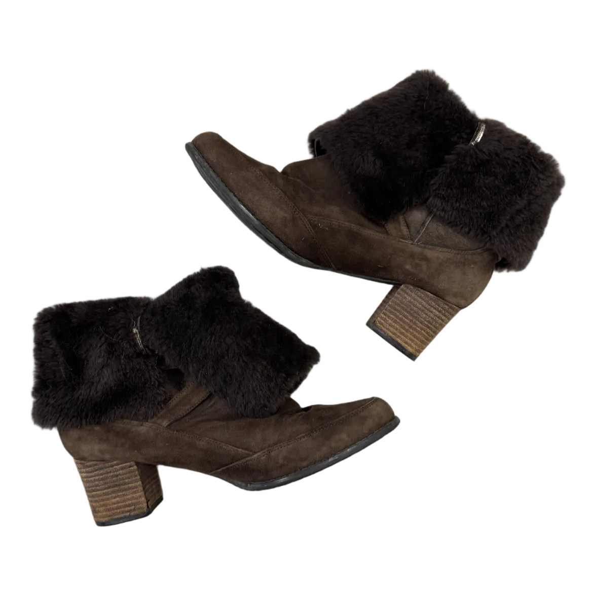 Rockport Fur Flap Heeled Boots