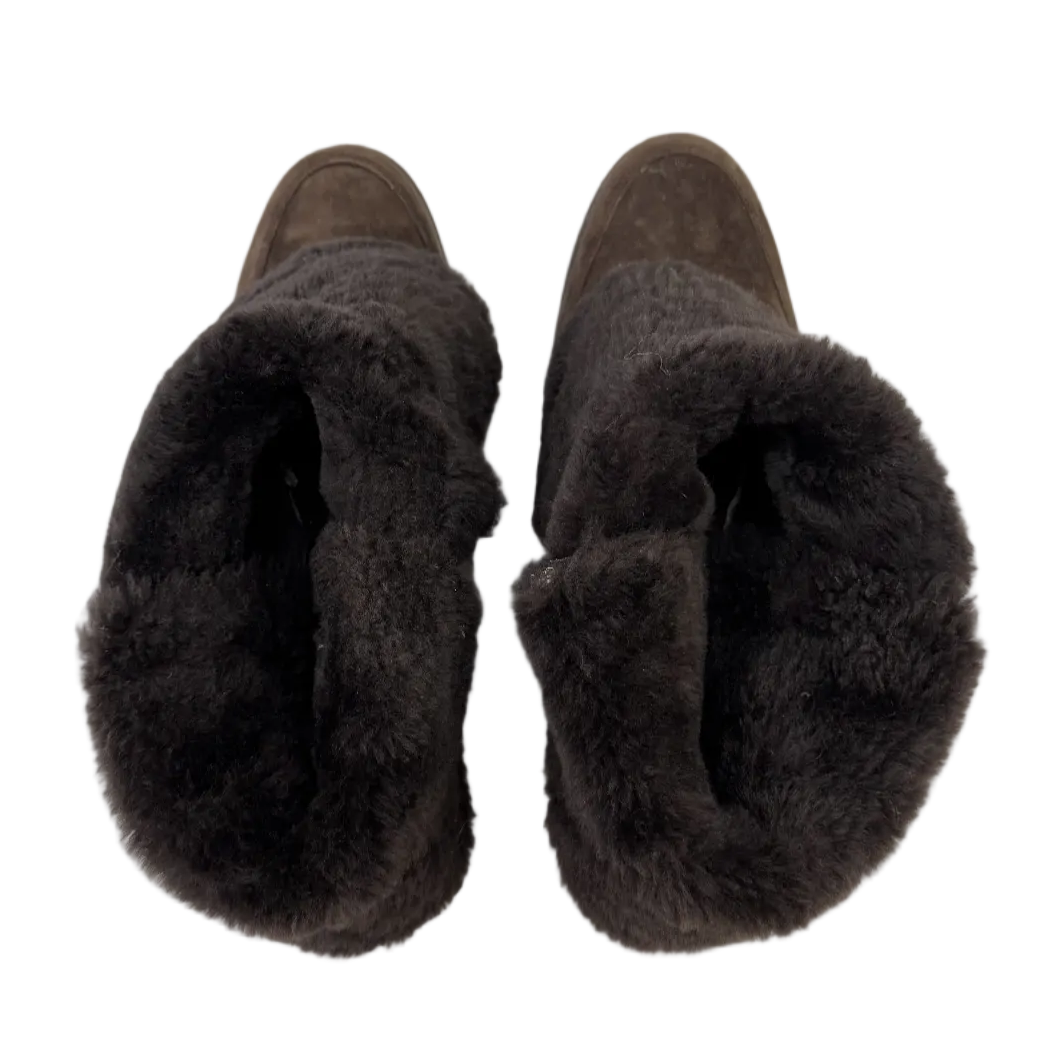 Rockport Fur Flap Heeled Boots