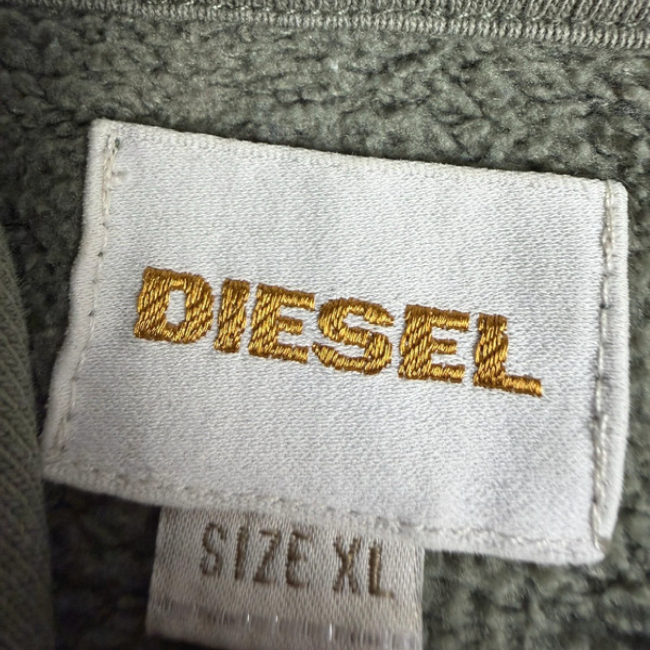 Vintage Diesel Quarter-Zip Hoodie
