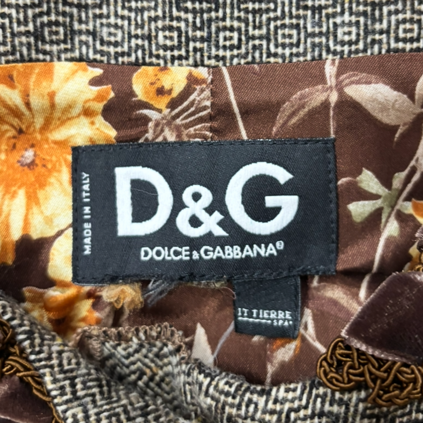 Vintage Dolce&Gabbana Tweed Evening Jacket