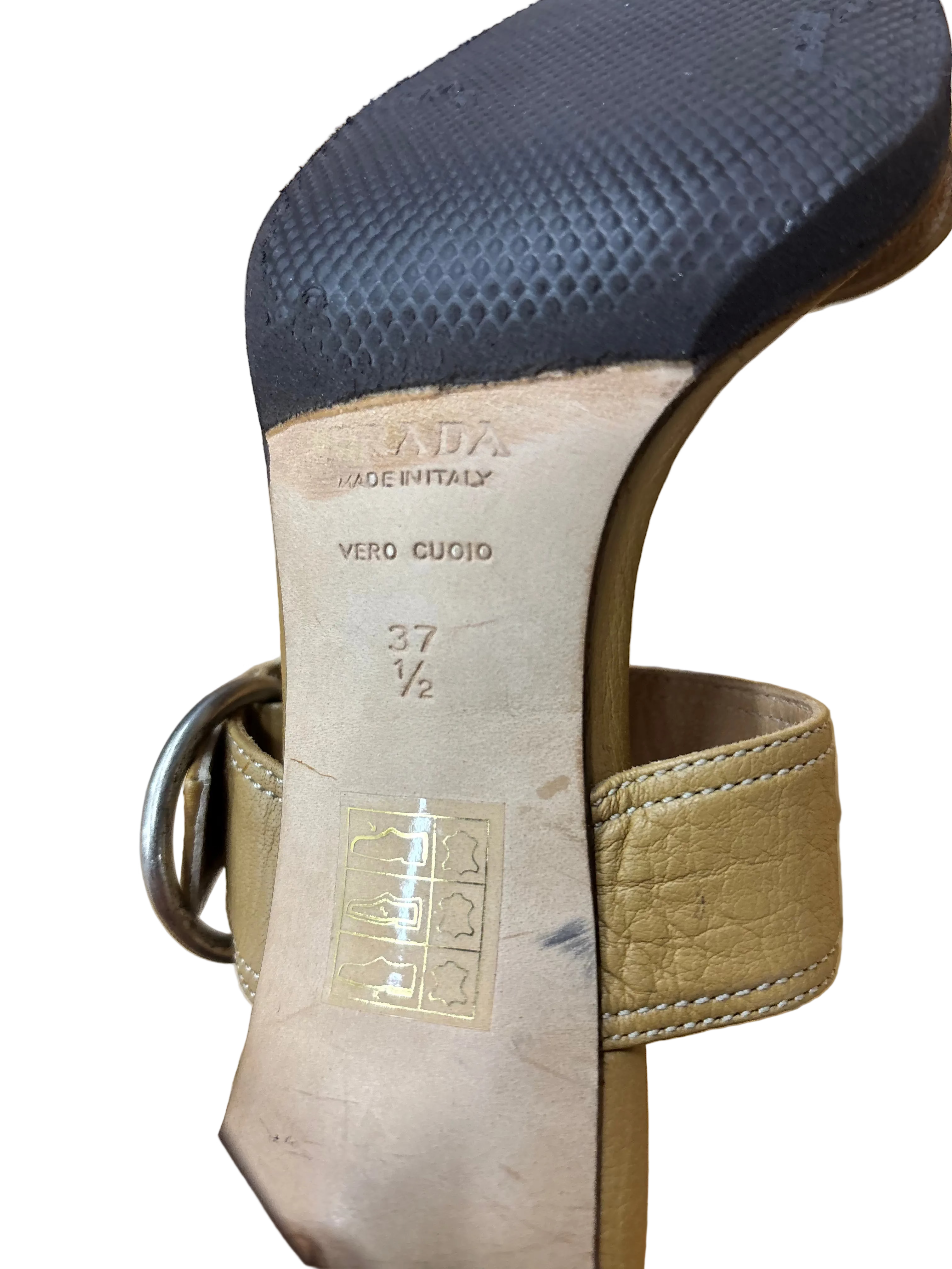 Prada Side Buckle Heels