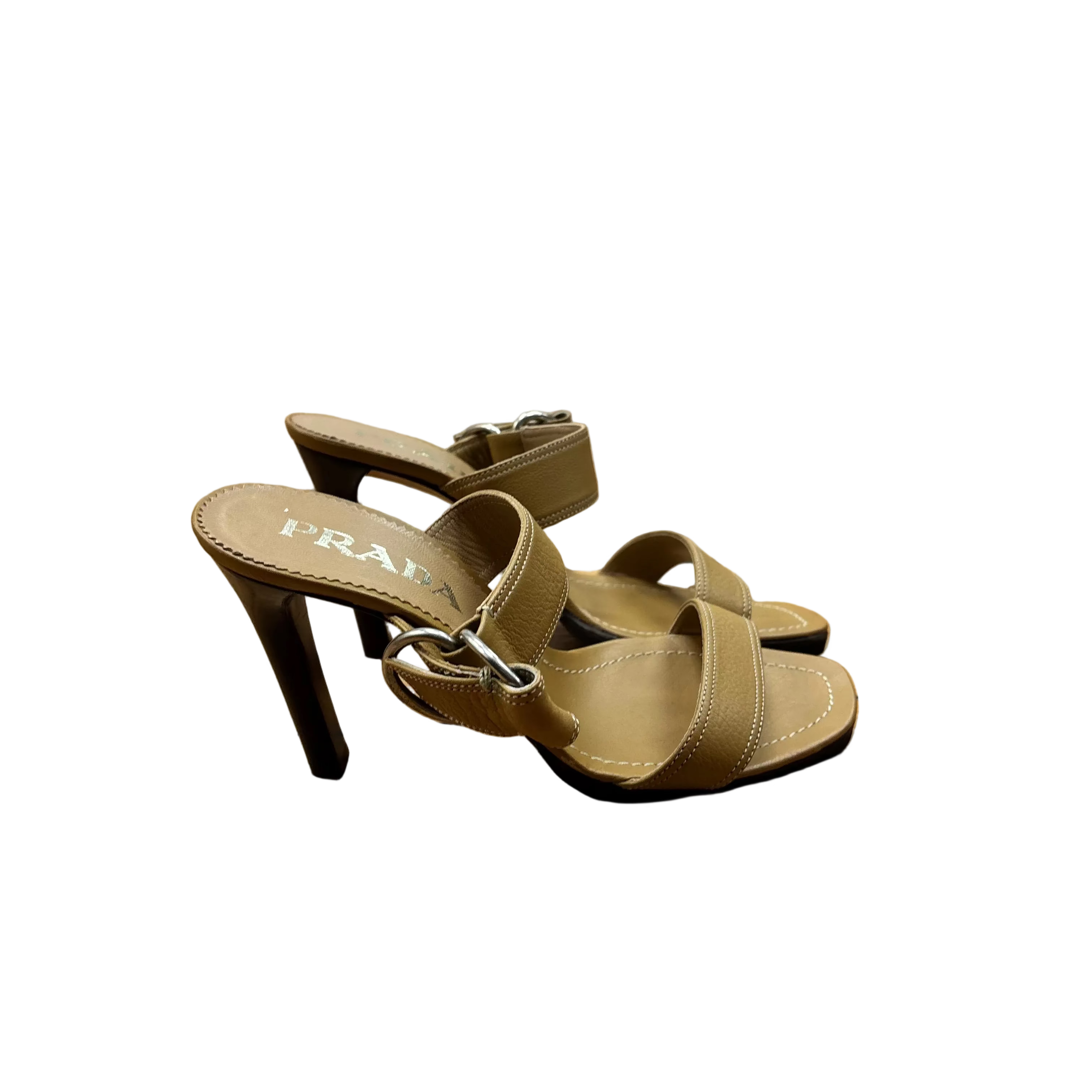 Prada Side Buckle Heels