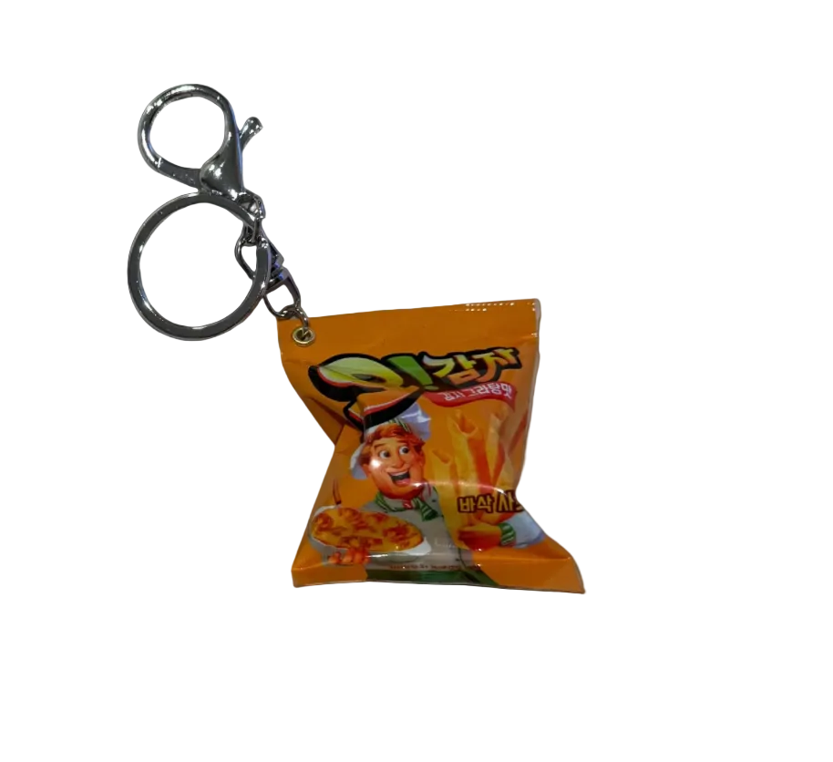 Potato Chips Key Charm