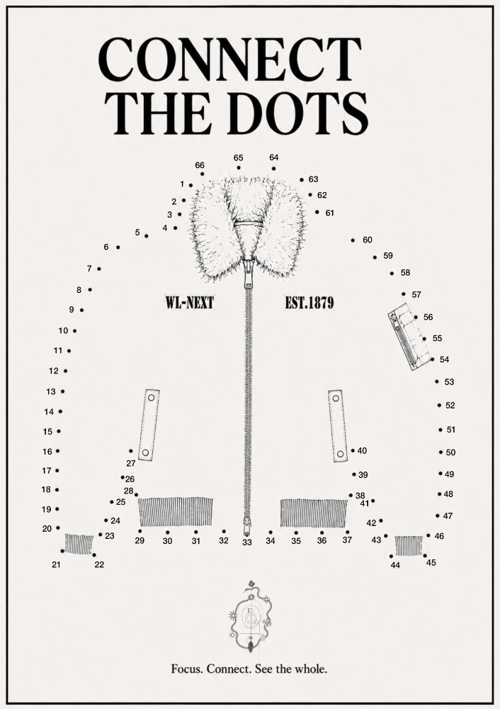 Connect the dots illustration